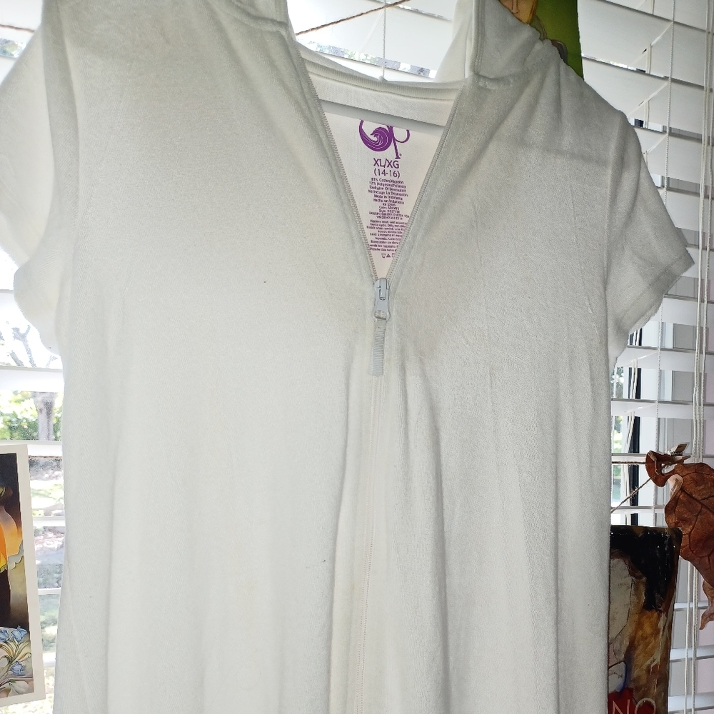 Towel zip-up dress